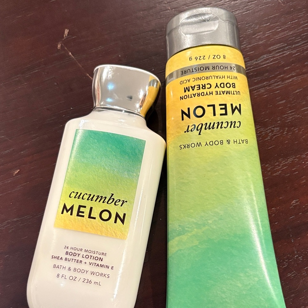 Bath & Body Works Cucumber Melon Moisturizer Duo